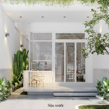 Nhà phố tươi mát và nhẹ nhàng - Đường Nguyễn Văn Thông, Hòa Xuân