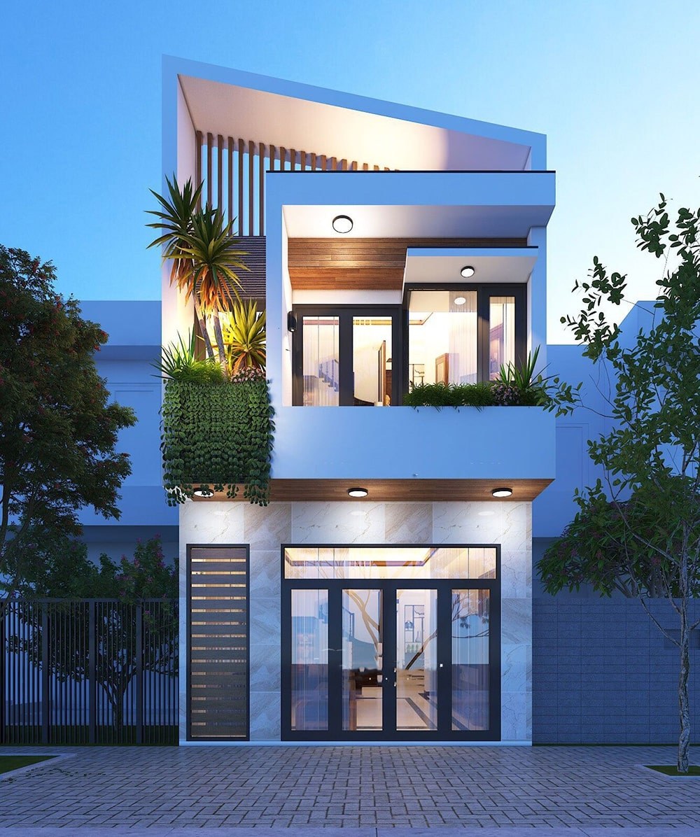 mẫu nhà 2 tầng đẹp