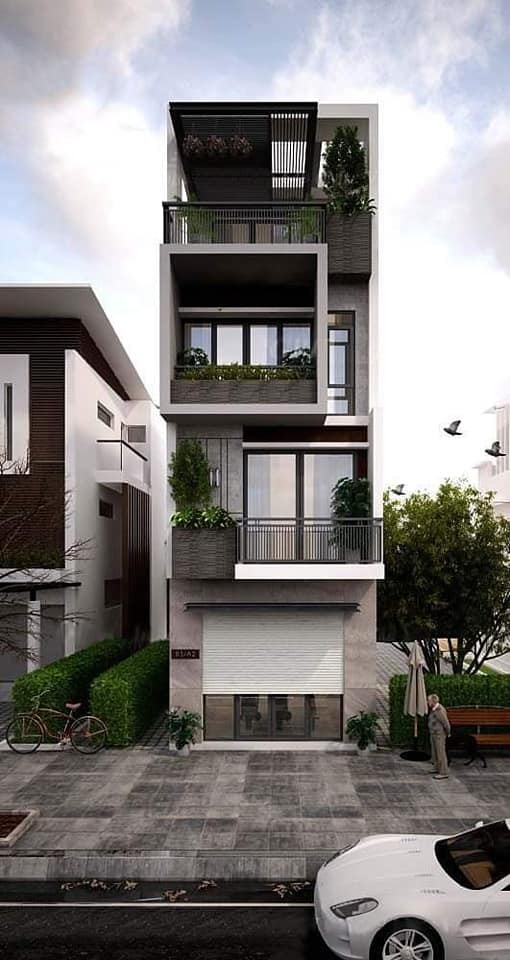 mẫu nhà đẹp 2 tầng nhà 2 tầng
